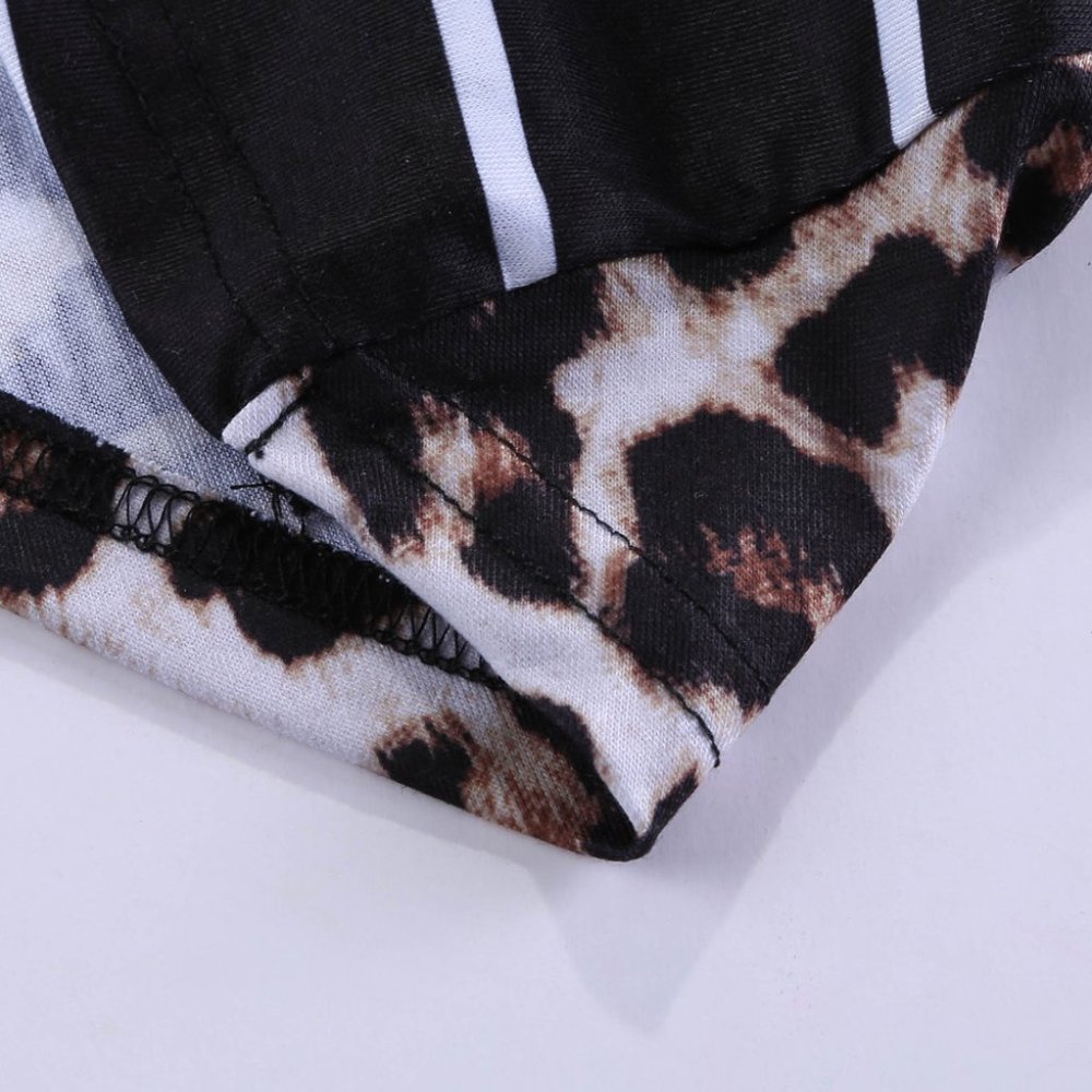 Leopard Open Back Tee - Picture 9 of 11